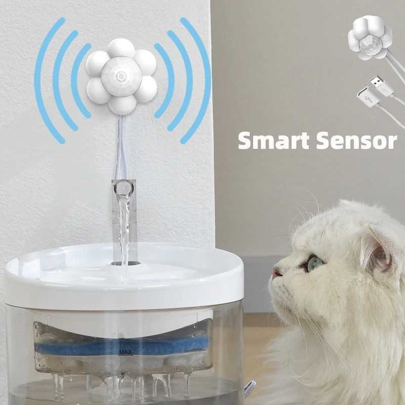 Jual Motion Sensor Dispenser Minum Hewan Cat Water Fountain | Shopee ...