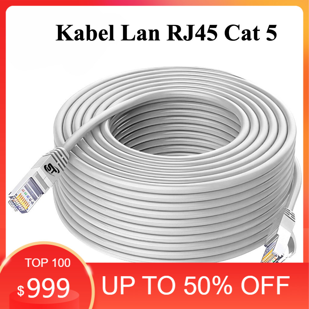 Jual Kabel LAN UTP RJ45 Jaringan Internet Cat 5 Harga Per 1 meter ...