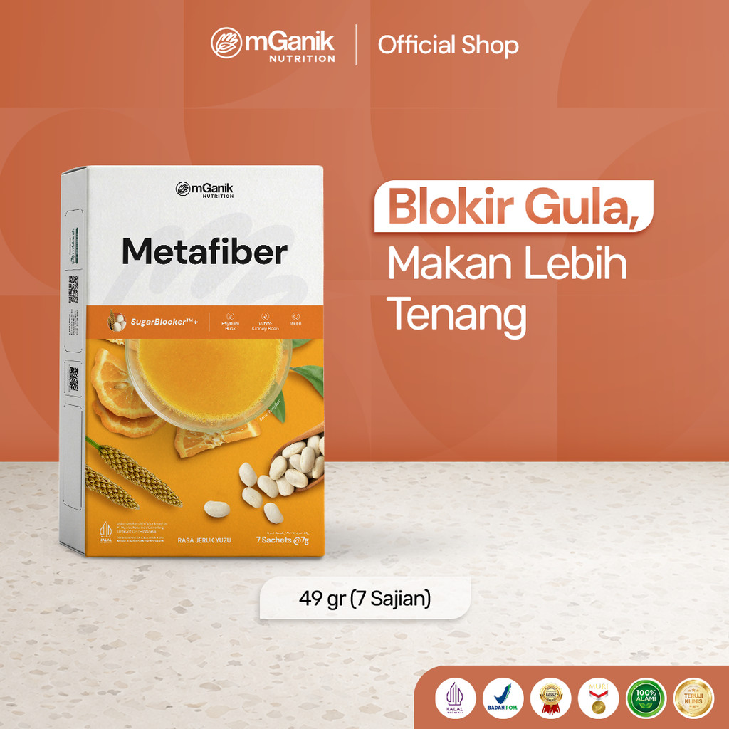 mGanik Metafiber Yuzu 49gr (Box) - Suplemen Diabetes