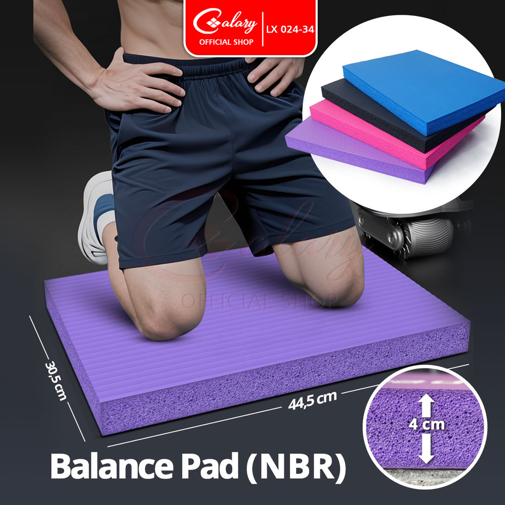 CALARY Knee Pad Bantalan Yoga Bahan NBR Balance Pad  Olahraga Matras Lutut Pilates Empuk Cushion 024-34