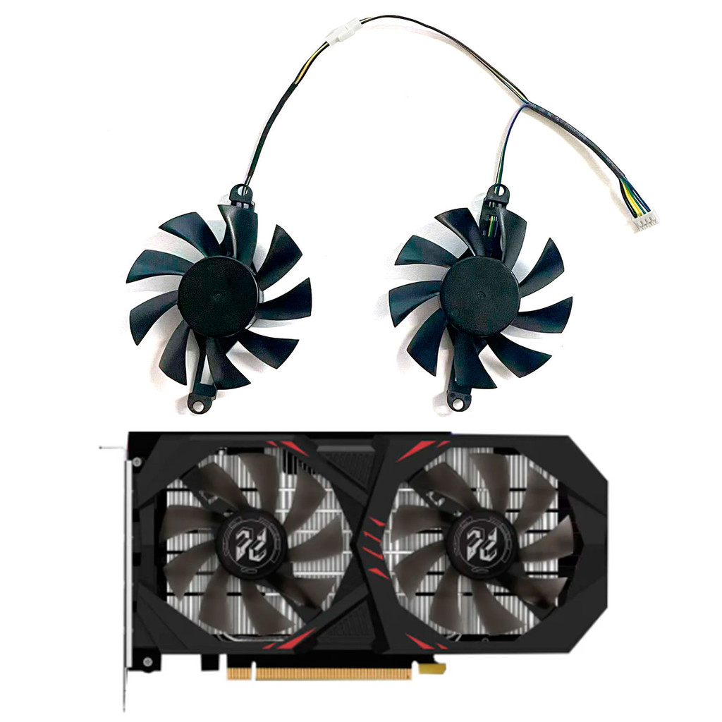Jual Brand new 2FAN 4PIN 75MM RX6600M GPU replacement accessories for ...