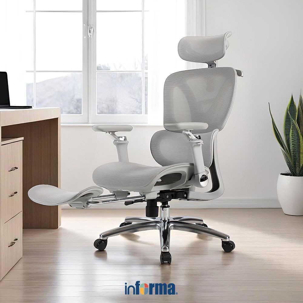 Jual Informa Lynyx Kursi Kantor Sandaran Tinggi - Abu-Abu Tempat Duduk ...