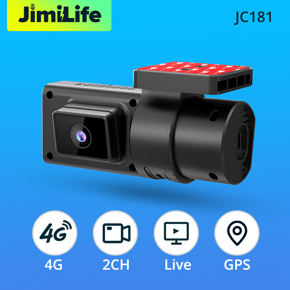 Jual Jimi JC181 Mini 4G Dash Cam With Live Stream Front & ide Car ...