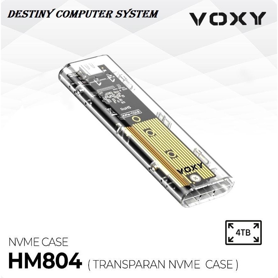 Jual Case Casing SSD M2 M.2 NVME Tranparan Voxy USB 3.0 HM804 | Shopee ...