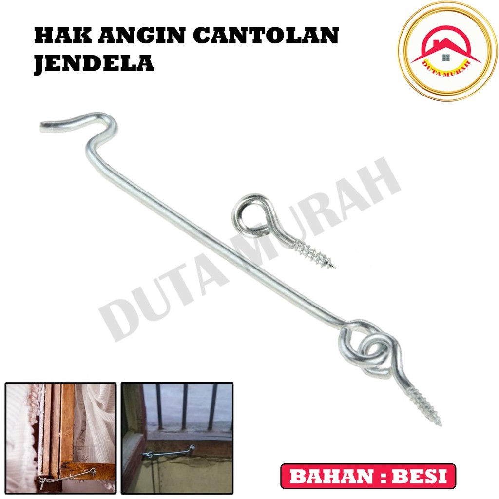 Hak Angin Cantolan Jendela Penahan Jendela Penyangga Cendela