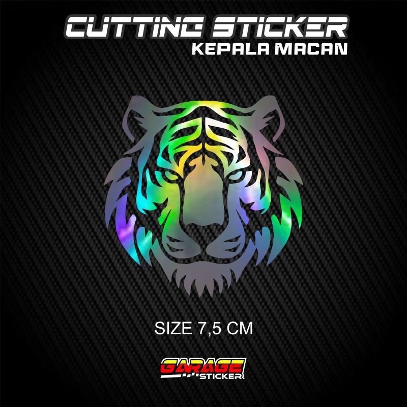 Jual Sticker Kepala Macan Cutting Sticker Harimau Promo Stiker | Shopee ...