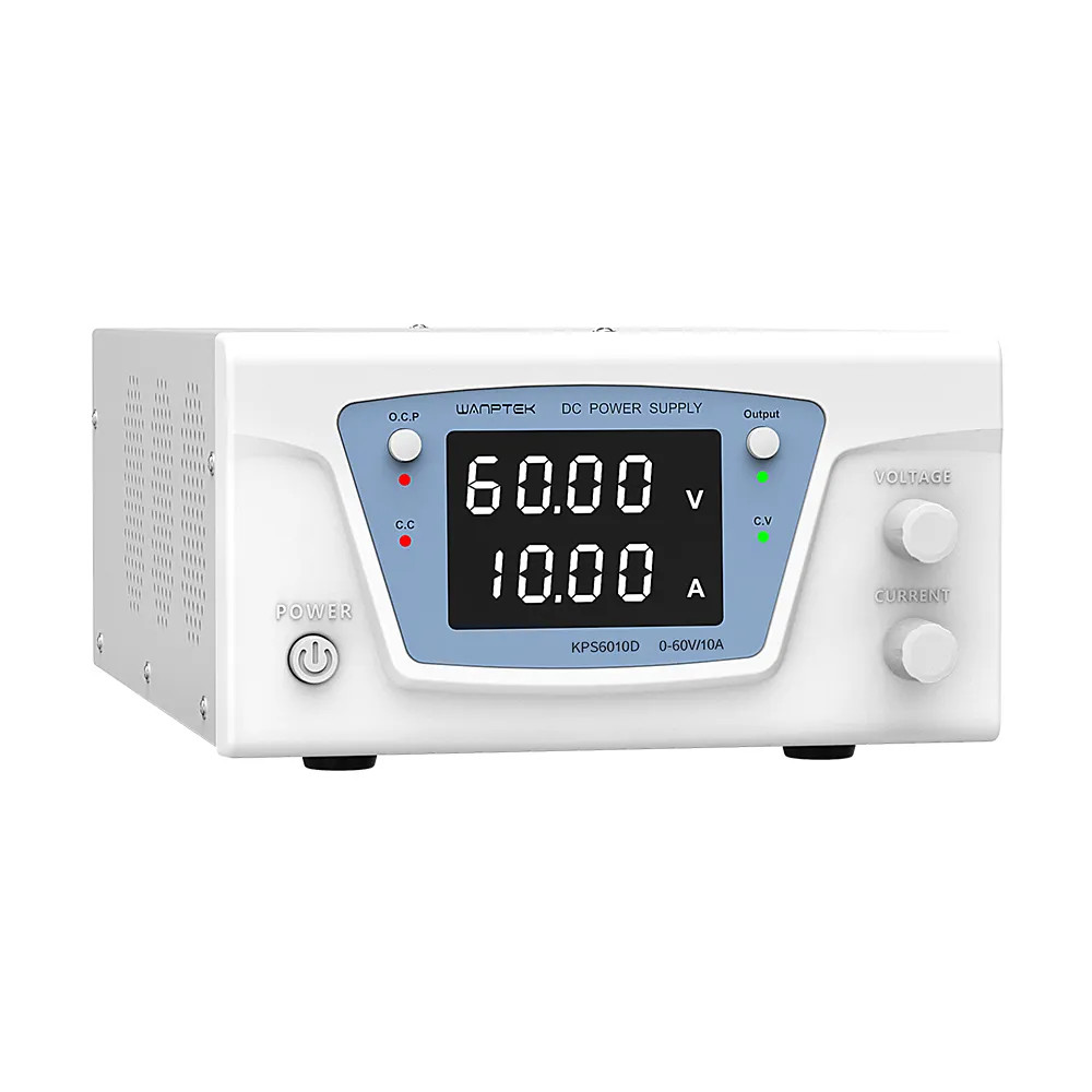 TekPower TP6010E Adjustable DC Power Supply – 60V 10A, Switching Lab Supply W/ LCD