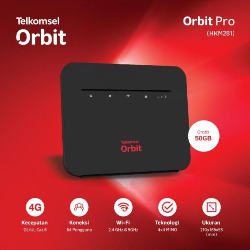 Jual Orbit HKM281 Router SIM Card 4G LTE Dual Band 2,4Ghz / 5Ghz N6 ...
