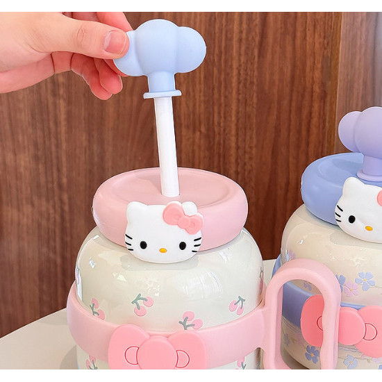 Jual Tumbler PC 700ml - Botol Minum Lucu Hello Kitty & Ceri, Bahan ...