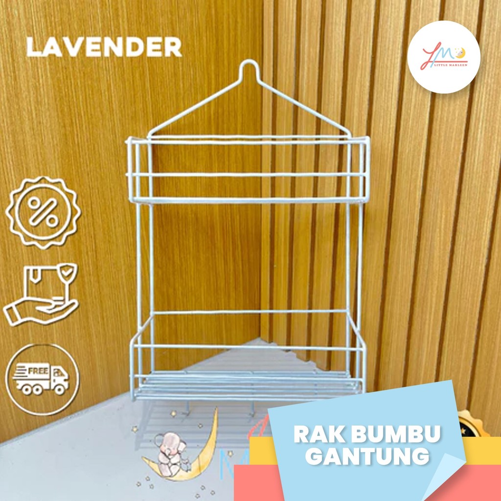 Jual Rak Bumbu Gantung 2 susun / Rak Dapur / Rak Kamar Mandi / Rak ...