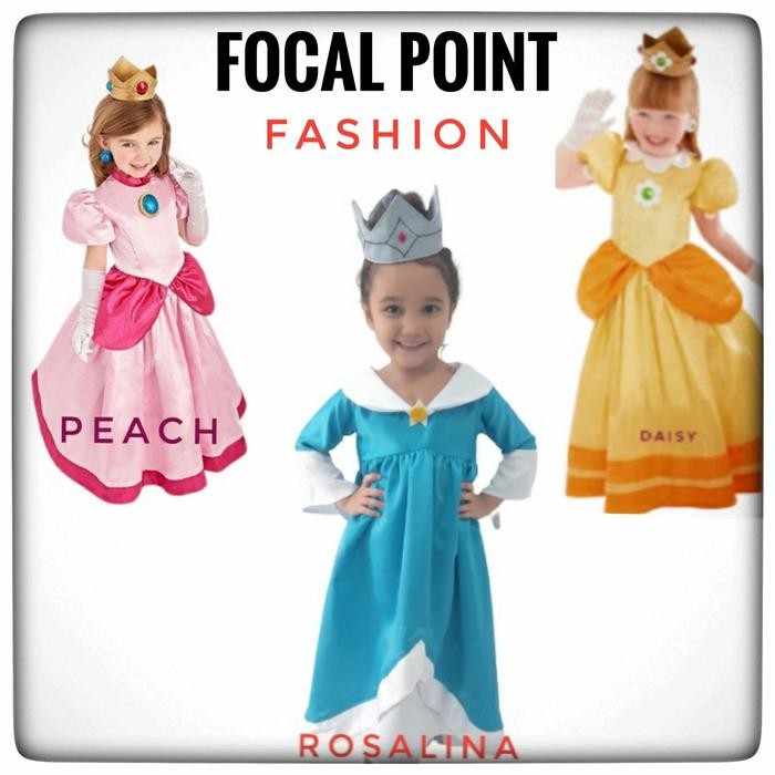 Jual "TNKSYU" - kostum Princess Peach Daisy Rosalina Super Mario Bros ...