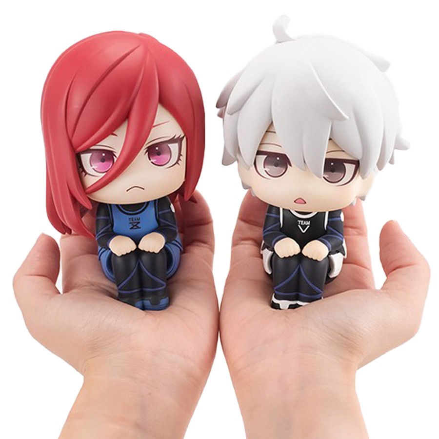 Figurine Blue Lock – Seishiro Nagi Et Isagi Yoichi, Look Up, Visage Interchangeable, PVC 10 Cm