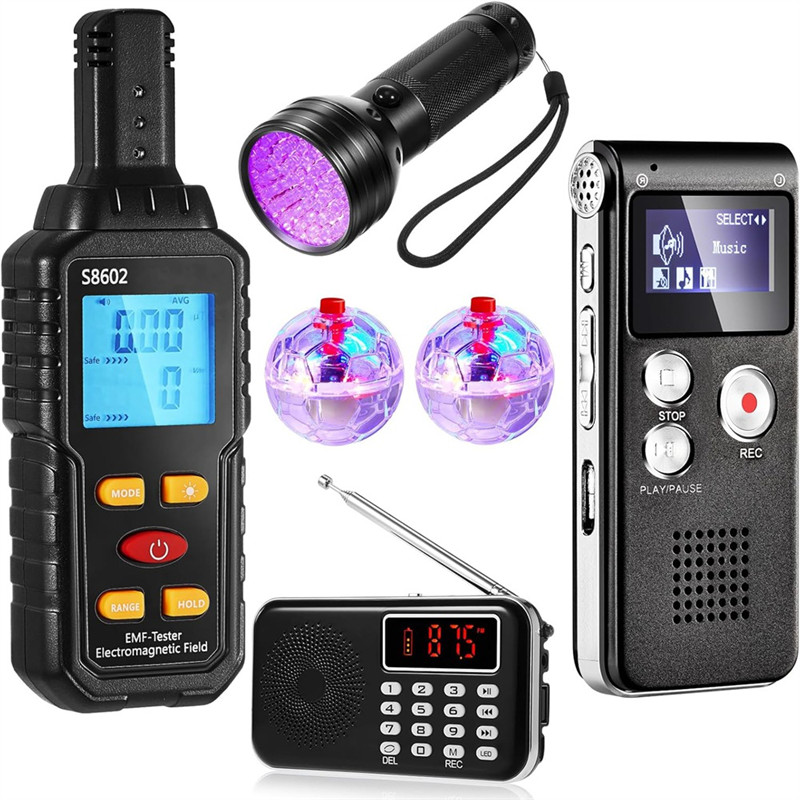 Jual B29C-6 Pcs Equipment Kit 1 Detector 1 8Gb EVP Digital Recorder 1 ...