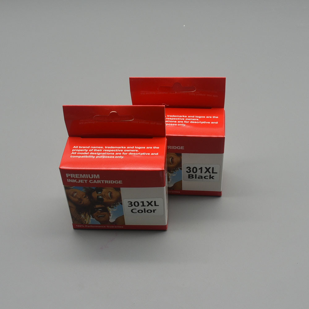 Jual HUHIKAB 2 Black 2 Color Ink Cartridges 301 XL 301XL For HP Deskjet ...
