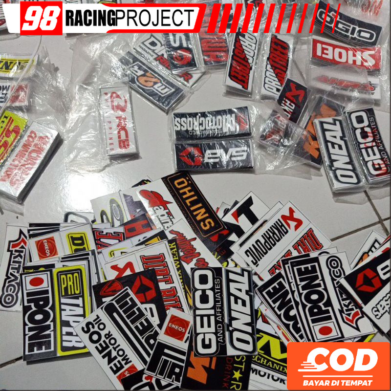 Jual Stiker Motor Sponsor Racing Rcb Gopro Honda Gank Excel | Shopee ...