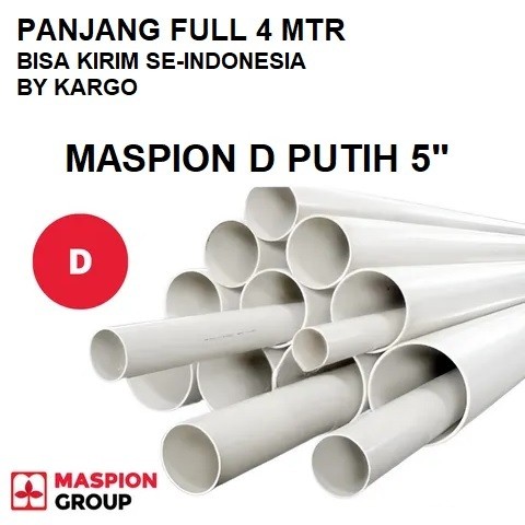 Jual RHEMA Pralon Pvc Pipa Air MASPION D PUTIH 5