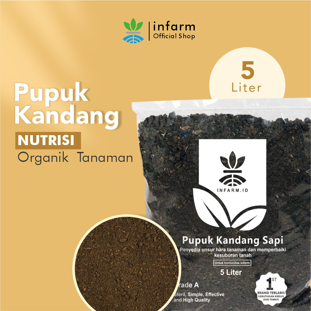 Jual INFARM - Media Tanam Organik Pupuk Kandang Gratis Label Tag ...