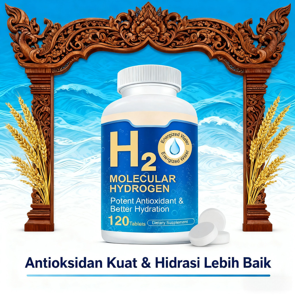 Jual Molecular Hydrogen H2 Tablet - Antioksidan Kuat & Hidrasi Optimal ...