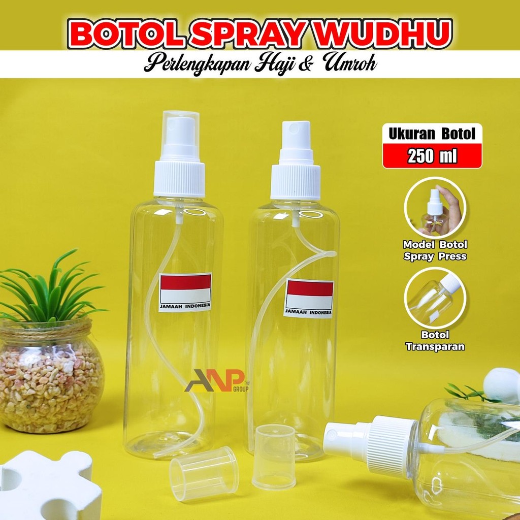 Jual ANP88 - Botol Wudhu Perlengkapan Haji dan Umroh 250 ml / Botol ...