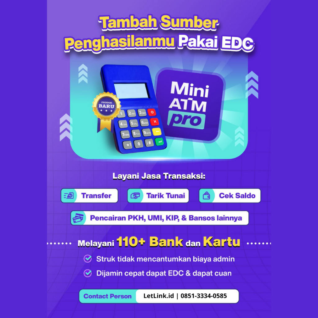 Jual SIAP PAKAI - EDC Saku + Printer Thermal Bluetooth | Mini ATM Pro ...