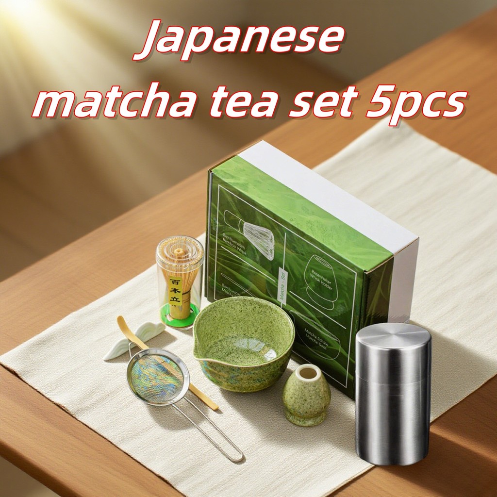 Jual [COD]4/5PCS 1 SET Alat Matcha Making Set Matcha Bowl Keramik ...