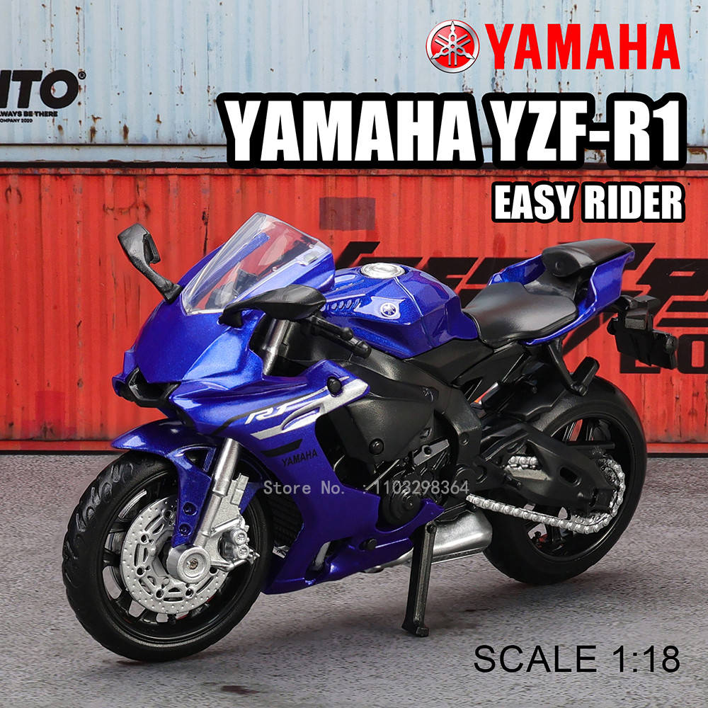 Jual MSZ 1:18 Suzuki GSX-R1000 YAMAHA YZF-R1 1976 Rally200 Classic ...
