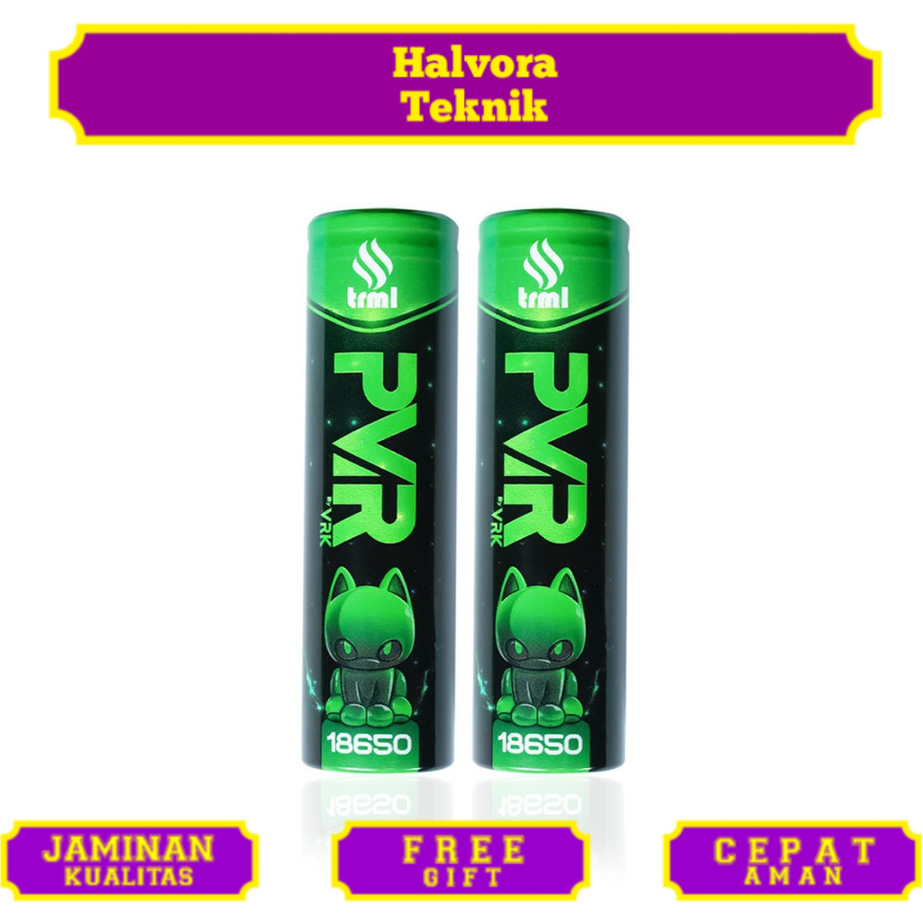 Jual BATTERY PVR 2000MAH BATERAI 2000MAH PVR BATTERY 18650 50A by VRK X ...