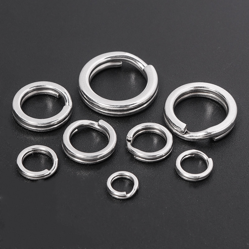 Jual Louleur 316 Stainless Steel Keyring Split Ring Key Ring For Key ...
