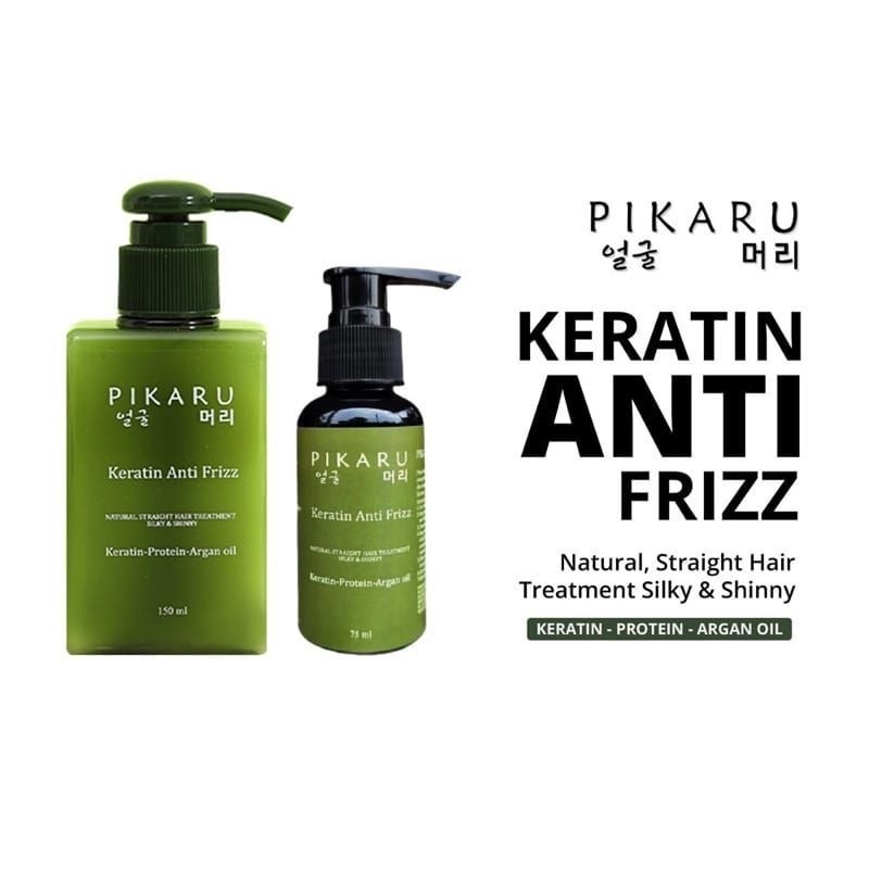 Jual Pikaru Keratin Anti Frizz Treatment / perawatan rambut rusak ...