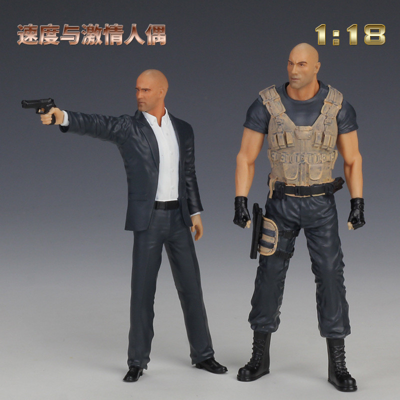 Jual 1/18 Scale Fast and the Furious Movie aracters Hobbs Shaw Figure ...