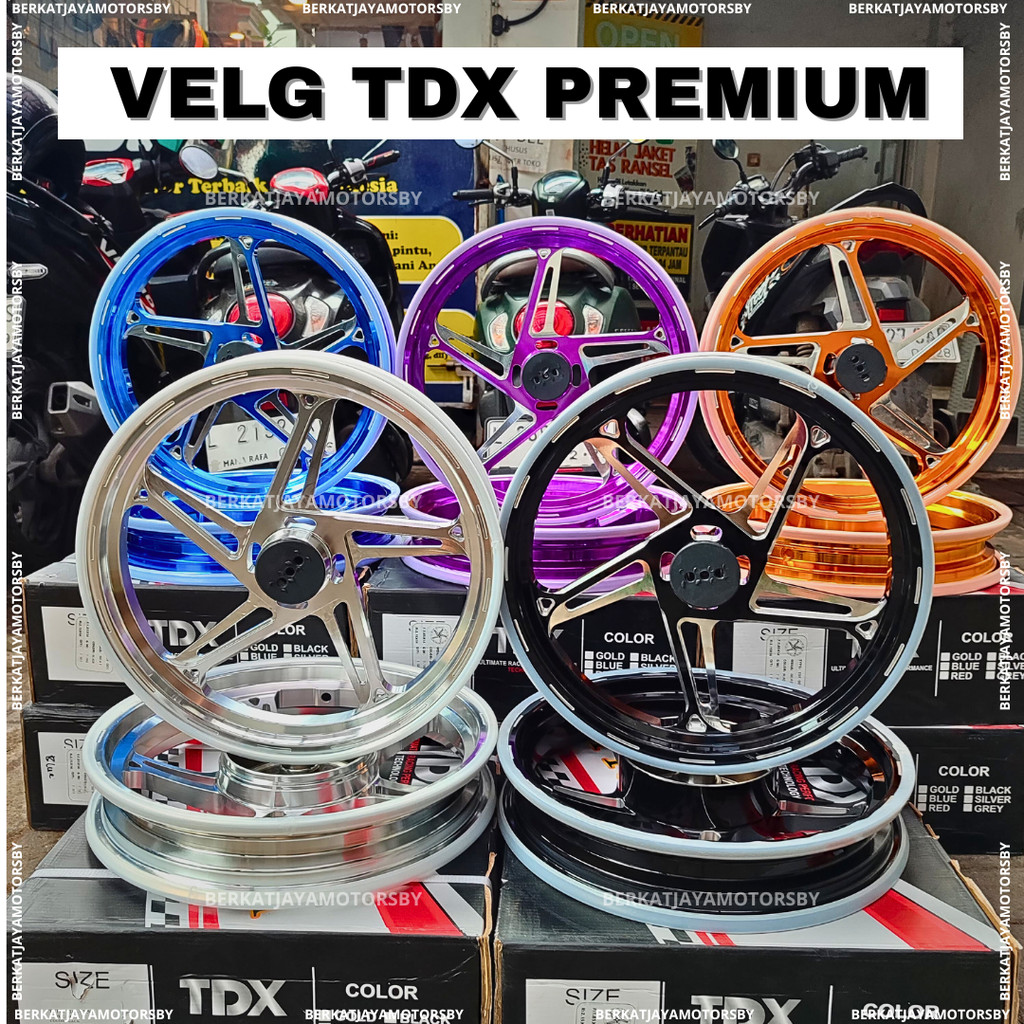 Jual VELG TDX PREMIUM TIPE VX MODEL BINTANG KZR RING 14 MIO LAMA SPORTY ...
