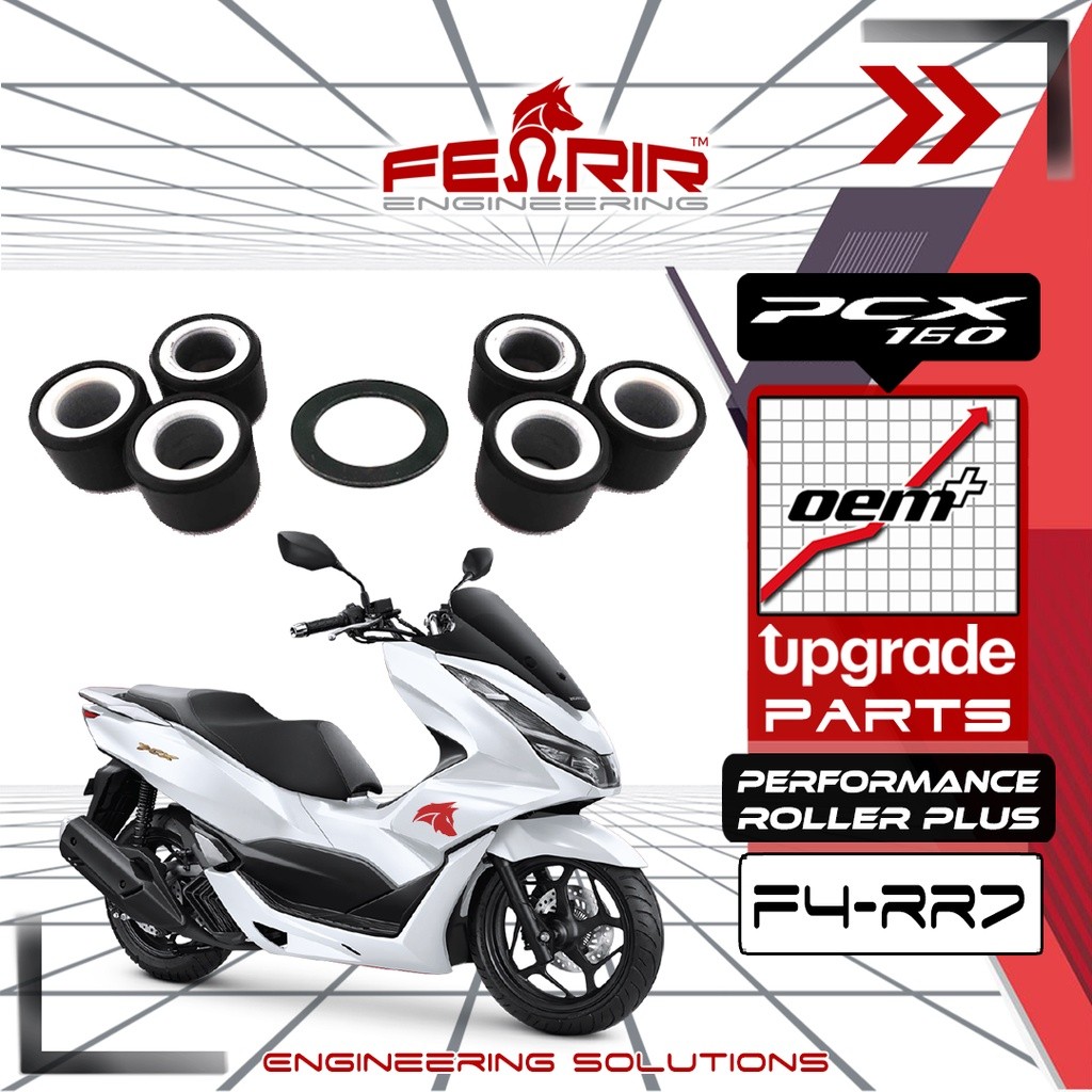 Jual Roller Racing PCX 125/150/160 + Ring CVT Baja - Fenrir F4-RR7 ...