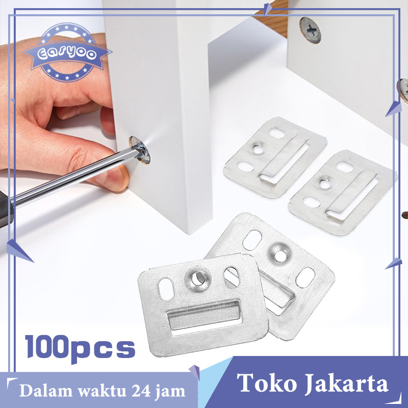 Jual Klip Wall Panel Dinding 100pcs Penyambung Wall Panel Bracket Wpc ...