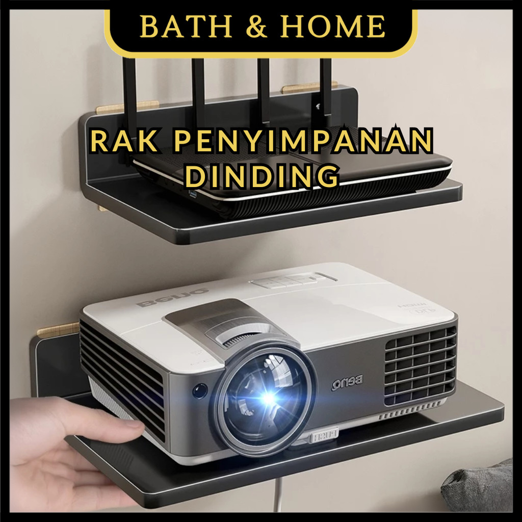 Jual Bath & Home - Braket router proyektor, Rak dinding penyimpanan ...