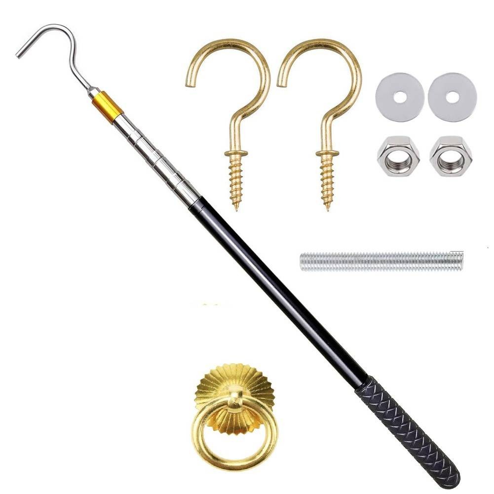 Jual For Window Opener Rod Retractable 56 To 164cm Attic Ladder Pull ...