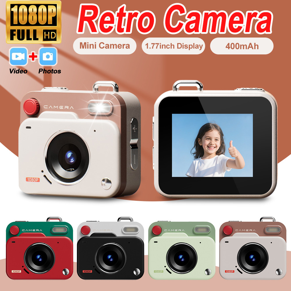 Jual Y6000 HD CCD Retro Mini Compact gital Camera With screen Outdoor ...