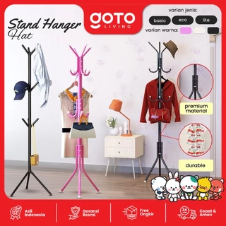 Goto Hat Stand Hanger Gantungan Baju Topi Multifungsi