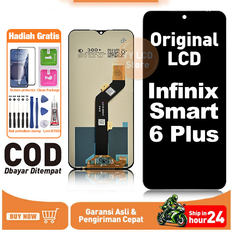 Jual 【ORIGINAL】LCD FOR Infinix Smart 6 Plus Ori TOUCHSCREEN Fullset ...
