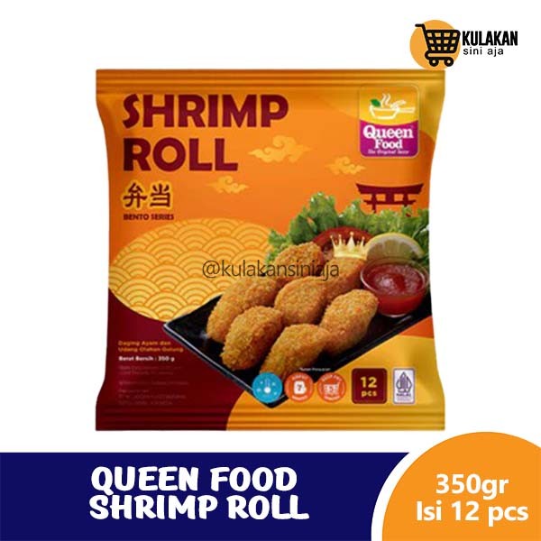 Jual Queen Food Shrimp Roll 350 Gram Isi 12 Pcs | Shopee Indonesia