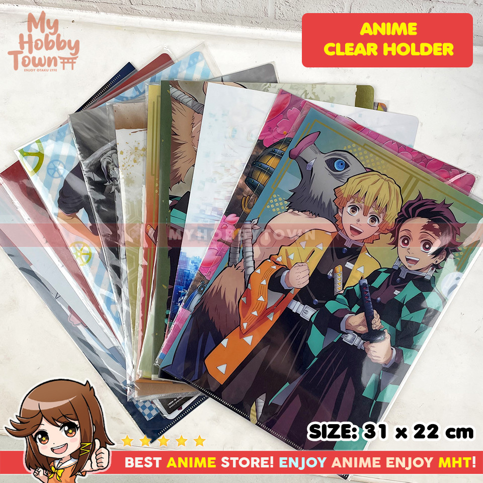 Jual Clear Holder File Document Keeper Map Folder Anime Demon Slayer ...