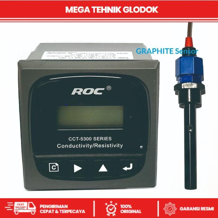 Jual Conductivity TDS Meter Controller Hi Range CCT-5320E CREATEC ROC ...