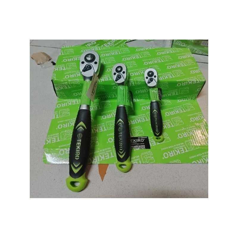 Jual Tekiro Ratchet Handle Gagang Karet varian 1/4 x 5.5