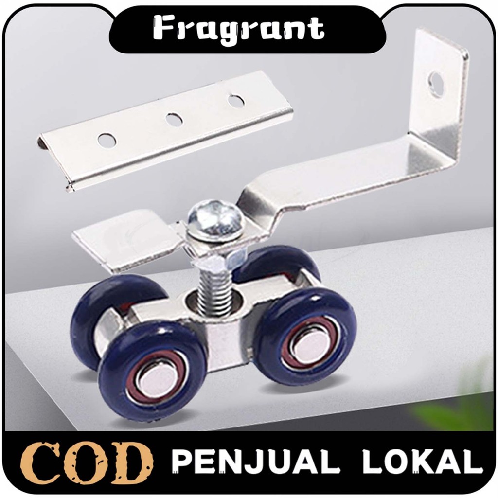 Jual 2pcs/set Roda Rel pintu sleding Roda Pintu Geser Roda Sliding ...