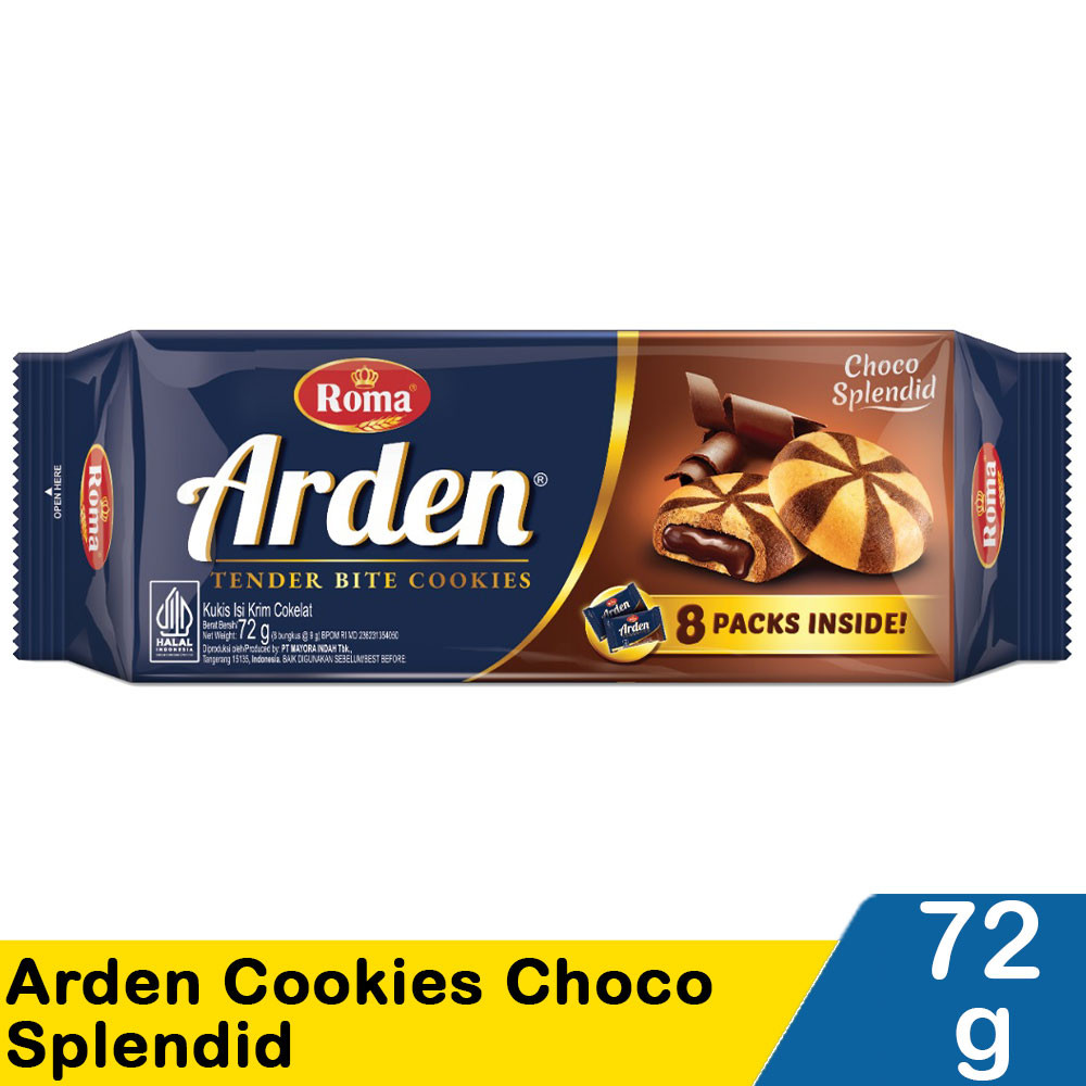 Jual ROMA ARDEN COOKIES CHOCO SPLENDID 72g | Shopee Indonesia