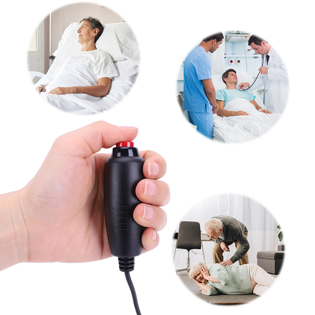 Jual Nurse Station Call Cable 2/3m Push Button Cord Cable Nurse Call ...