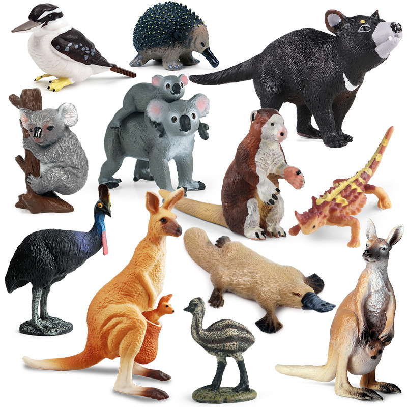 Jual Oenux Classic Australian Wild Animals Kangaroos Koala Platypus ...