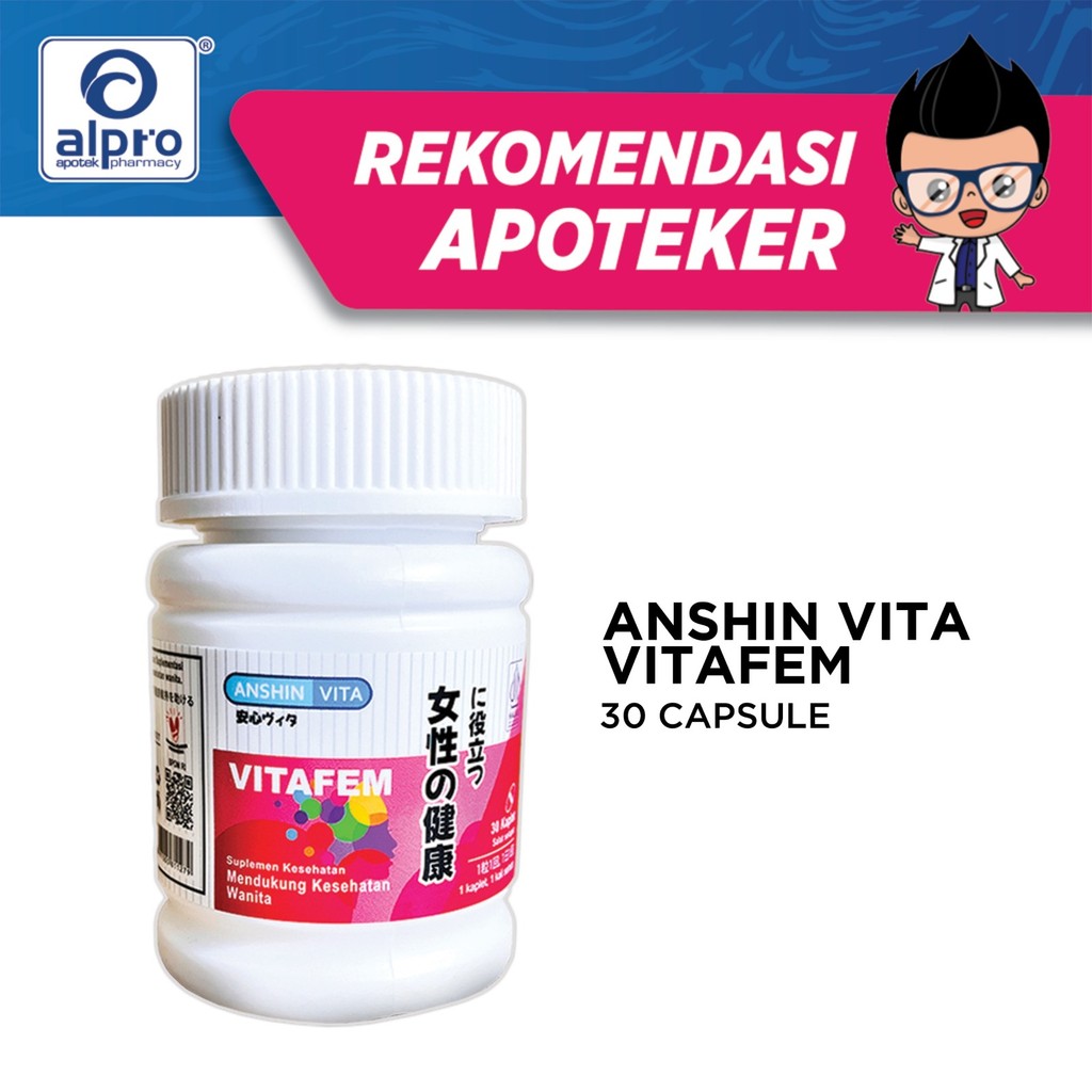 Jual Anshin Vita Vitafem 30 Tablet / (FCS) | Shopee Indonesia
