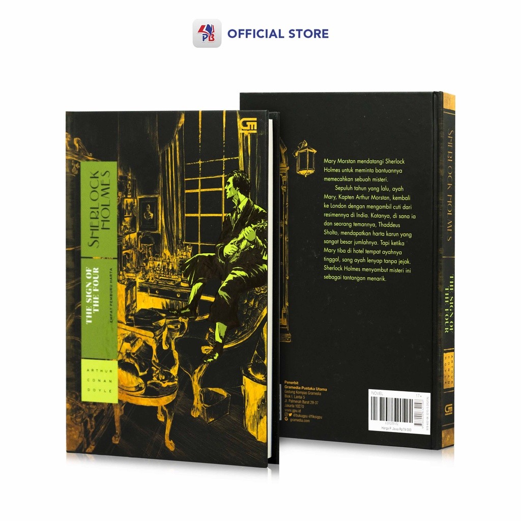 Jual Buku Novel Serial Sherlock Holmes The Sign Of The Four ( Empat ...