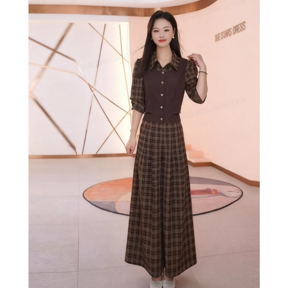 Jual FADFAD Setelan Wanita Elegan - Dua Potong dengan Atasan Desain ...