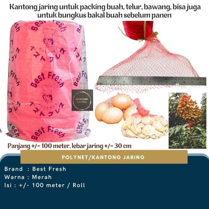 Jual Polynet/Kantong Jaring Buah/Telur/Bawang/Sayuran Best Fresh ...